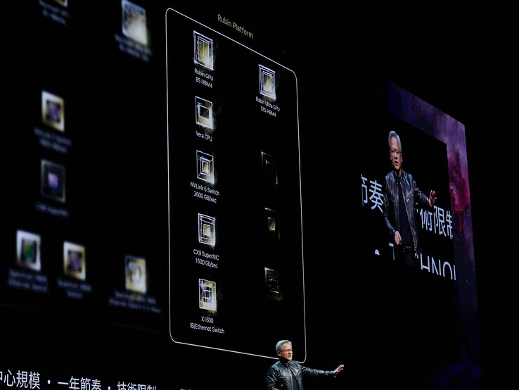 Uno de los pocos anuncios concretos: Datos sobre el rendimiento de la próxima plataforma Ruby. (Foto: Andreas Sebayang/Notebookcheck.com)
