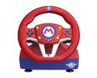 El Hori Mario Kart Racing Wheel Pro Mini para Nintendo Switch 2 tiene el tema de color de Mario.