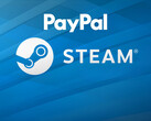 Se muestran los logotipos de PayPal y Steam (Fuente de la imagen: PayPal, Steam con ediciones)