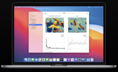 Un MacBook utilizado para desarrollar modelos ML. (Imagen: Apple)