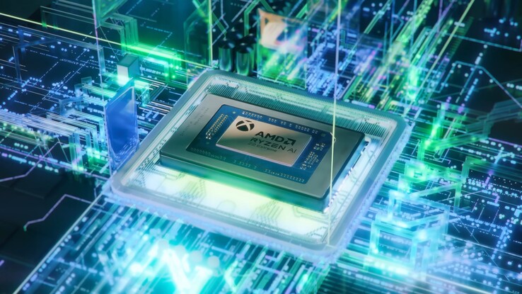 Procesador AMD Ryzen AI Z2 Extreme en la ROG Xbox Ally X (Fuente de la imagen: AMD, Microsoft Gaming)