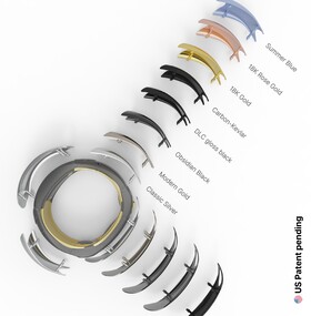 Y otra novedad: El diseño del anillo puede personalizarse mediante paneles intercambiables. (Fuente de la imagen: Bond Ring)