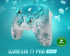 La GameSir T7 Pro presenta una carcasa mate con motivos florales y un diseño semitransparente (Fuente de la imagen: GameSir)