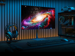 El Gigabyte MO27Q28G utiliza la tecnología de panel WOLED de 4ª generación para ofrecer más de un 30% de mejora del brillo máximo SDR. (Fuente de la imagen: Gigabyte)