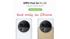 Según un filtrador, Oppo aparentemente no está planeando un lanzamiento global para el bastante interesante teléfono con cámara insignia Oppo Find X6 Pro.