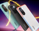 Poco M7 Plus en Azul Aqua, Negro Carbono y Plata Cromada. (Fuente de la imagen: Poco)