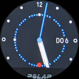 Visualización de la hora en formato analógico