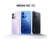 El Redmi 15C 5G está disponible en colores azul medianoche, morado crepúsculo y negro medianoche (Fuente de la imagen: Redmi)