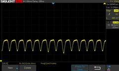 10% de luminosidad: 479.64 Hz PWM