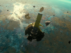 Una captura de pantalla de la revelación cinemática de Marathon en 2025 (fuente de la imagen: Sala de prensa de Bungie)