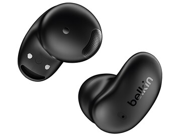 Los auriculares SoundForm Anywhere tienen un diseño en forma de judía. (Fuente de la imagen: Belkin)