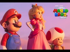 Mario y la princesa Peach en La película de Super Mario Bros. (Fuente de la imagen: UIP Singapur)