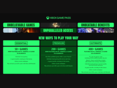 Una captura de pantalla que muestra las últimas actualizaciones de niveles y subidas de precios de Xbox Game Pass (fuente de la imagen: Xbox Wire)