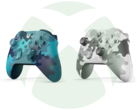 Al parecer, dos de los tres próximos mandos de edición especial se parecerán a los mandos de edición especial Mineral y Arctic camo (en la imagen) lanzados en el pasado. (Fuente de la imagen: Microsoft - Editado)