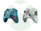 Al parecer, dos de los tres próximos mandos de edición especial se parecerán a los mandos de edición especial Mineral y Arctic camo (en la imagen) lanzados en el pasado. (Fuente de la imagen: Microsoft - Editado)