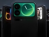 Diseños de la pantalla trasera de los modelos Xiaomi 17 Pro y Pro Max.