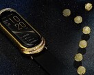 El wearable Xiaomi Mi Band recibe un tratamiento de oro y diamantes en la "Gold Collection". (Fuente de la imagen: Xiaomi - editado)