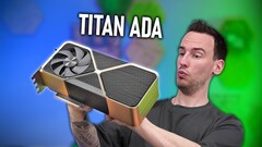 RTX Titan Ada Lovelace (Fuente de la imagen: Der8auer en YouTube)