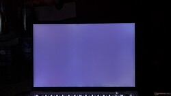 Apenas hay sangrado de la luz de fondo (aquí se muestra amplificado)