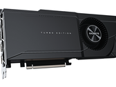 El Gigabyte GeForce RTX 3090 TURBO 24G es un soplador y una tarjeta de doble ranura. (Fuente de la imagen: Gigabyte)