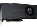 El Gigabyte GeForce RTX 3090 TURBO 24G es un soplador y una tarjeta de doble ranura. (Fuente de la imagen: Gigabyte)