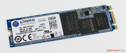 El Kingston RBUSNS8154P3256GJ1 256 GB SSD incluido en nuestro dispositivo de prueba.