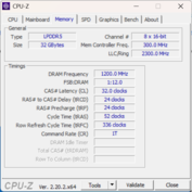 Memoria de CPU-Z