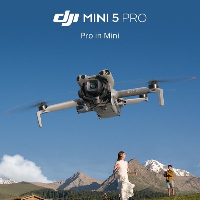 Recientemente se ha filtrado un cartel promocional de la DJI Mini 5 Pro. (Fuente de la imagen: DJI)