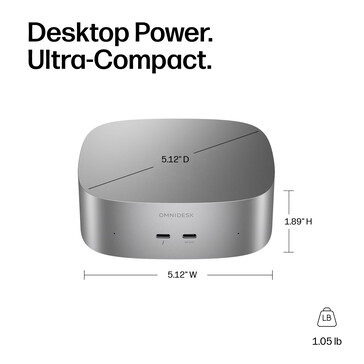 Diseño del OmniDesk Mini Intel Panther Lake