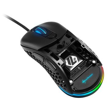 Sharkoon Light² 200 ratón ultra ligero para juegos - Tapa removida renderizado oficial