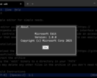 Microsoft Edit para Windows de 64 bits permite a los usuarios de la línea de comandos editar archivos de texto con facilidad. (Fuente de la imagen: Microsoft)