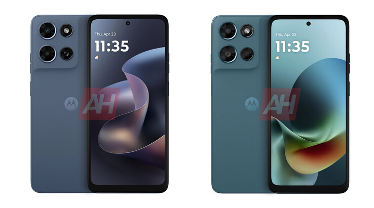 El Moto G 2026 y el Moto G Play 2026 de izquierda a derecha. (Fuente de la imagen: vía Android Headlines)