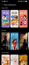 En OriginOS 7 también se pueden añadir pegatinas a los fondos de pantalla.