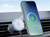 El nuevo accesorio de Ugreen es una versión mejorada del MagFlow Magnetic Wireless Car Charger 25W (en la imagen)