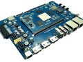 El nuevo Banana Pi CoM en una placa portadora. (Fuente de la imagen: Banana Pi)