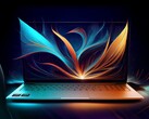 Representación artística de un portátil equipado con un procesador AMD Ryzen AI de la serie 400.