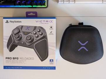 Embalaje Victrix Pro BFG Reloaded en maletín de transporte