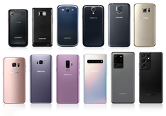 La evolución de la serie Galaxy S (Fuente: Samsung)