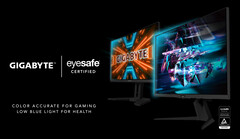 Gigabyte anuncia sus primeros monitores aprobados por Eyesafe. (Fuente: Gigabyte)