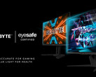 Gigabyte anuncia sus primeros monitores aprobados por Eyesafe. (Fuente: Gigabyte)