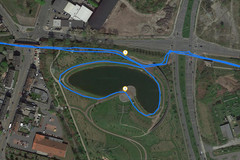 Prueba de GPS: Apple iPhone XS – Alrededor de un lago