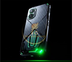 El Infinix GT 50 Pro 5G presenta un diseño inusual con iluminación LED verde.
