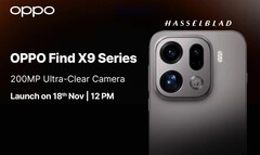 El OPPO Find X9 Pro contará con una cámara Hasselblad de 200 MP (Fuente de la imagen: Oppo)