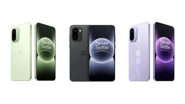 El OnePlus Ace 6T viene en combinaciones de colores negro, verde y morado (Fuente de la imagen: OnePlus)
