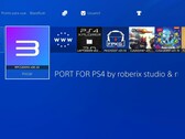 Una captura de pantalla de RPCS3 instalado en una PS4 con jailbreak