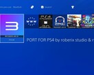 Una captura de pantalla de RPCS3 instalado en una PS4 con jailbreak