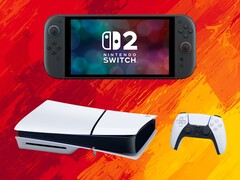 Las consolas Switch 2 y PS5 se muestran con los colores de la bandera española (Fuente de la imagen: Nintendo of America, Sony PlayStation con ediciones)