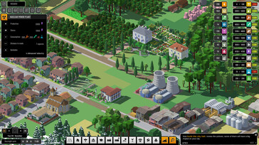 En la imagen: una captura de pantalla del juego Urbek City Builder.