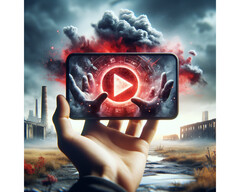 YouTube gana millones con campañas de desinformación sobre el cambio climático (imagen simbólica: DALL-E / AI)