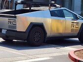 Cybertruck probando FSD con LiDAR (Fuente de la imagen: Frej Koch-Mathews/X)